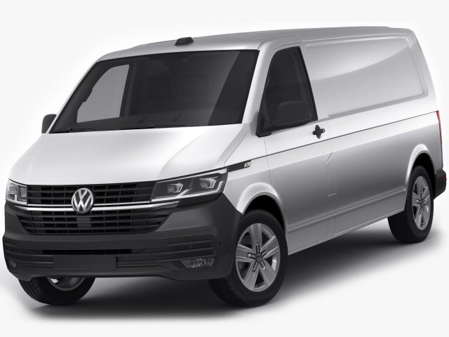 vw transporter t61 panel van l2 3D Модель .c4d .max .obj .3ds .fbx .stl .blend 