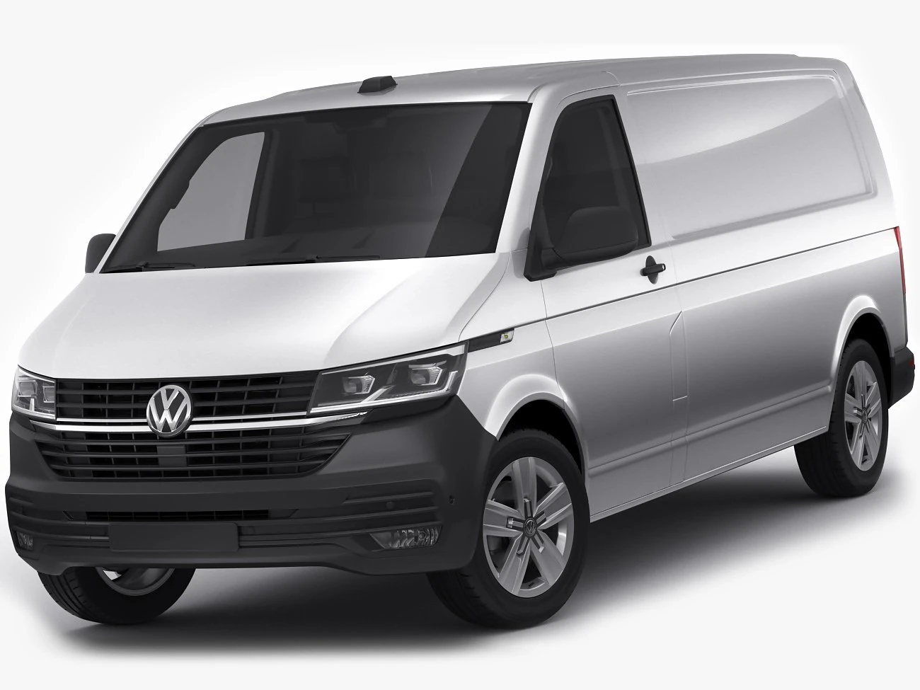 vw transporter t61 panel van l2 3D Model .c4d .max .obj .3ds .fbx .stl .blend 