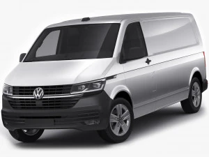 vw transporter t61 gesloten bestelwagen l2 3D Model