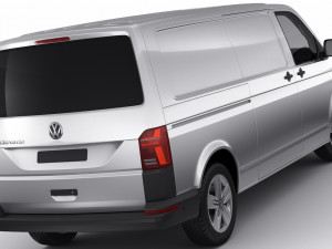 vw transporter t61 panel van l2 3D Модель
