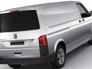 vw transporter t61 panel van l2 3D Model