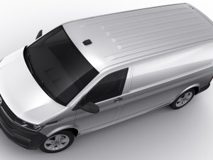 vw transporter t61 panel van l2 3D Модель