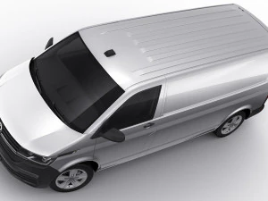vw transporter t61 panel van l2 3D Model