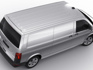 vw transporter t61 panel van l2 3D Модель