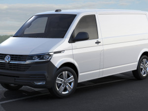 vw transporter t61 panel van l2 3D Модель
