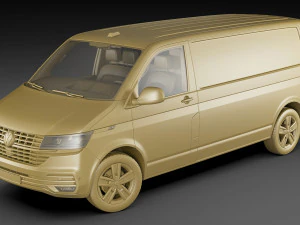 vw transporter t61 panel van l2 3D Model
