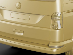 vw transporter t61 panel van l2 3D Модель