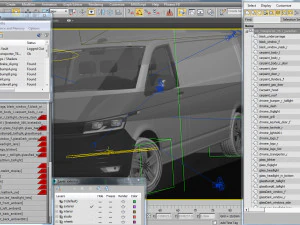 vw transporter t61 panel van l2 3D Model