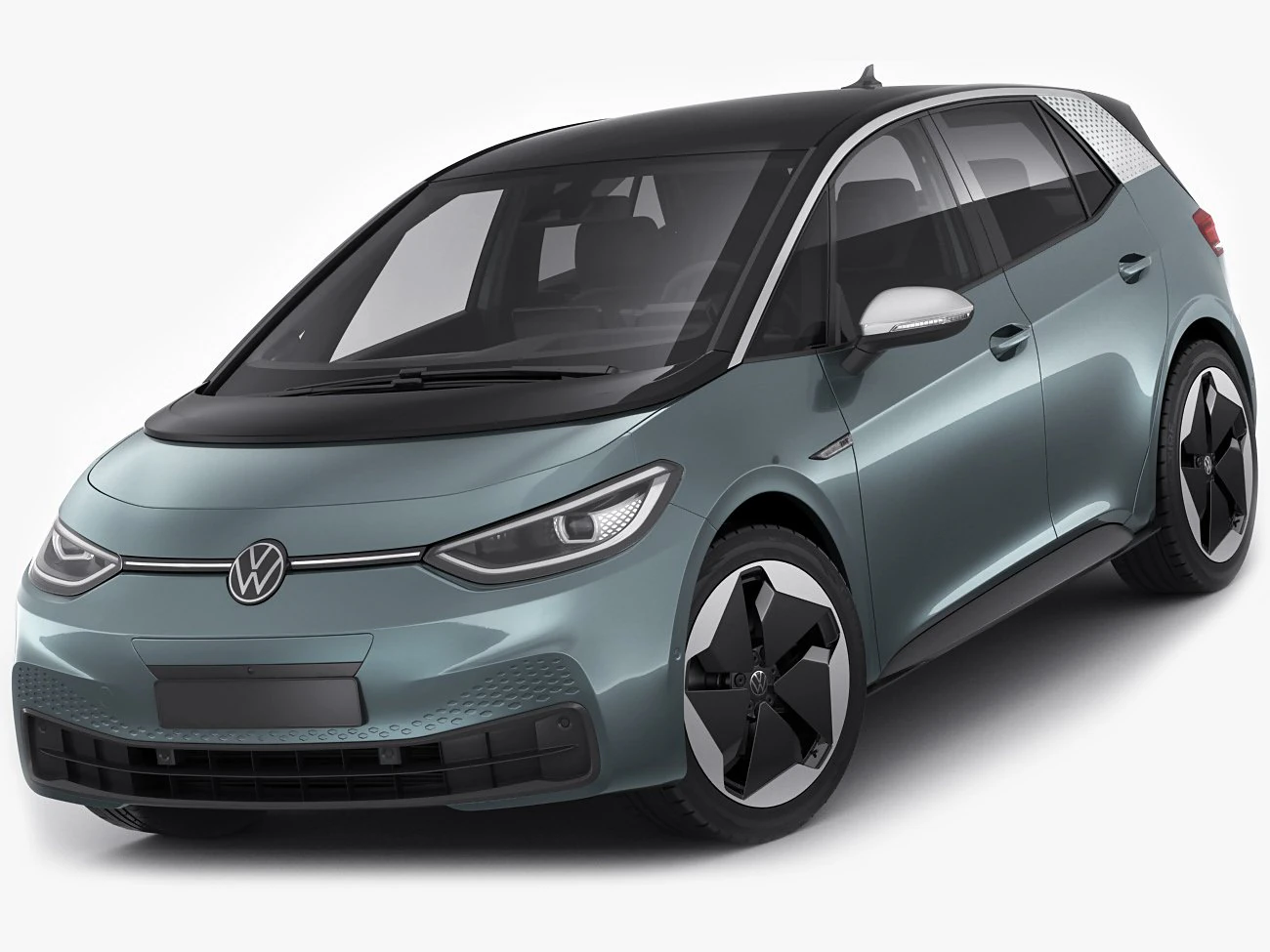 vw id3 2020 Modelo 3D .c4d .max .obj .3ds .fbx .stl .blend 