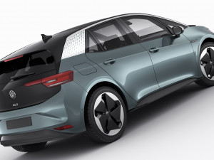 vw id3 2020 Modelo 3D