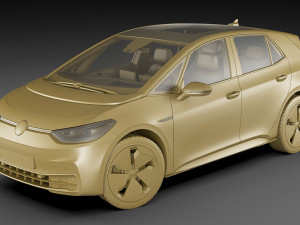 vw id3 2020 Modelo 3D