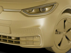 vw id3 2020 Modelo 3D