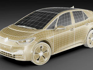 vw id3 2020 Modelo 3D