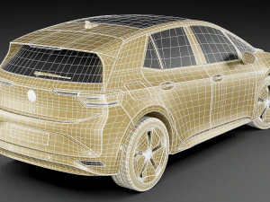 vw id3 2020 Modelo 3D