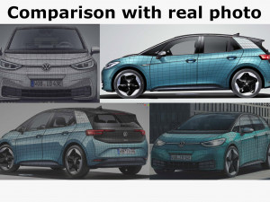 vw id3 2020 Modelo 3D