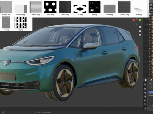 vw id3 2020 Modelo 3D