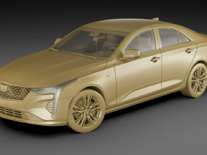 cadillac ct4 2020 Modello 3D