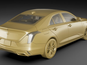 cadillac ct4 2020 Modello 3D