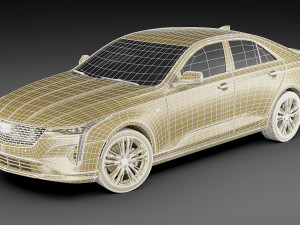 cadillac ct4 2020 Modello 3D
