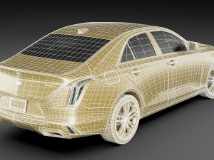cadillac ct4 2020 Modello 3D