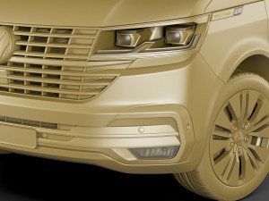 vw multivan and bulli t61 2020 3D Model