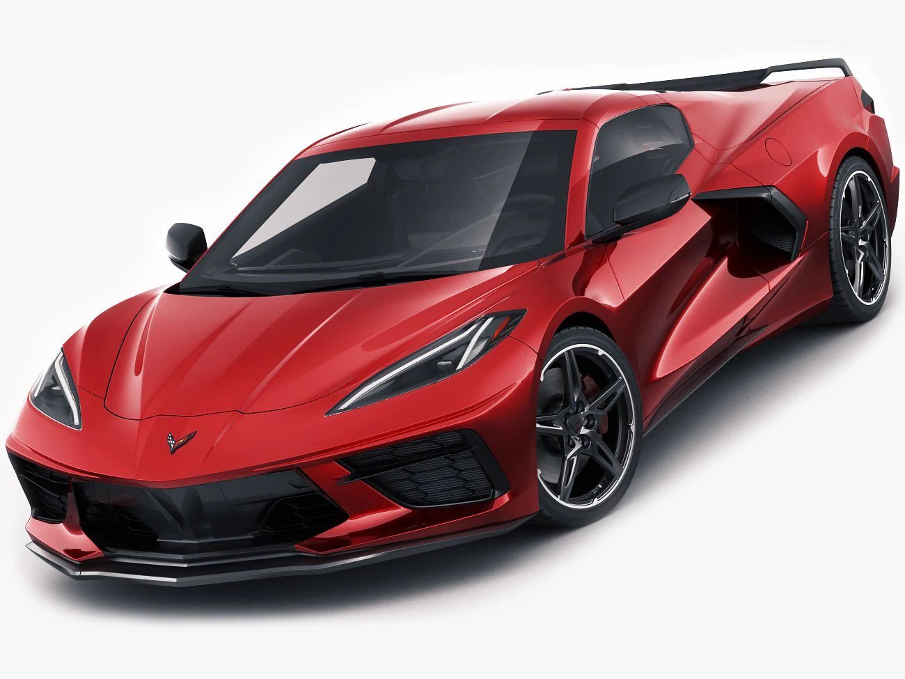 chevrolet corvette c8 2020 3D Model .c4d .max .obj .3ds .fbx .stl .blend 