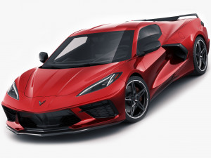chevrolet corvette c8 2020 3D 모델