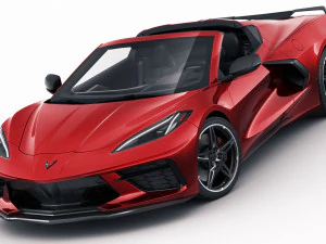 chevrolet corvette c8 2020 3D Model