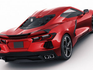 chevrolet corvette c8 2020 3D Модель