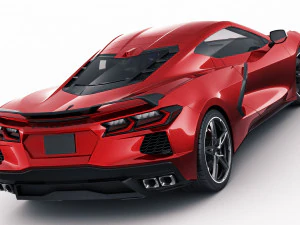 chevrolet corvette c8 2020 3D Model