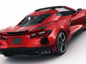 chevrolet corvette c8 2020 3D Модель