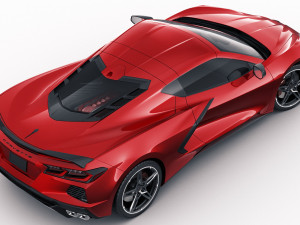 chevrolet corvette c8 2020 3D Модель