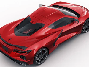 chevrolet corvette c8 2020 3D Model