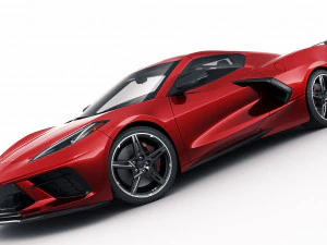 chevrolet corvette c8 2020 3D Model