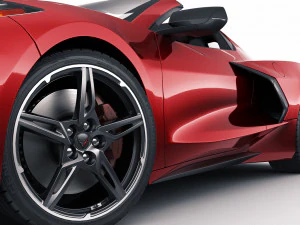 chevrolet corvette c8 2020 3D Model