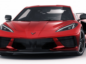 chevrolet corvette c8 2020 3D Модель