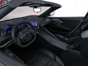 chevrolet corvette c8 2020 3D Model