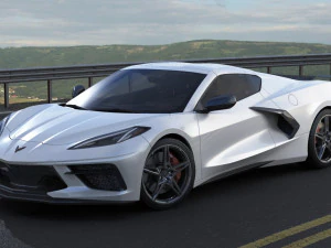 chevrolet corvette c8 2020 3D Model
