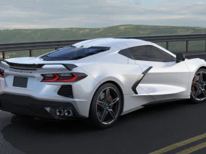 chevrolet corvette c8 2020 3D Model