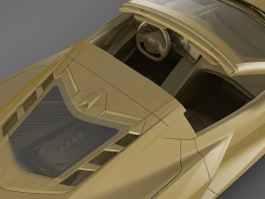 chevrolet corvette c8 2020 3D Model