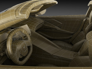 chevrolet corvette c8 2020 3D Модель