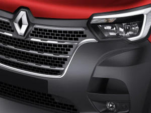 renault master pickup 2019 double cab 3D Model