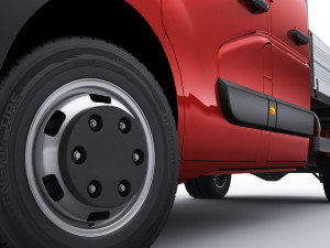 renault master pickup 2019 double cab Modèle 3D