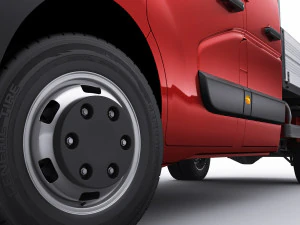 renault master pickup 2019 double cab 3D Model