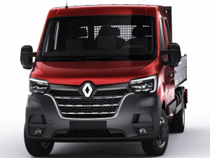 renault master pickup 2019 double cab 3D Model