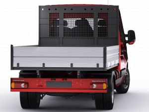 renault master pickup 2019 double cab Modèle 3D