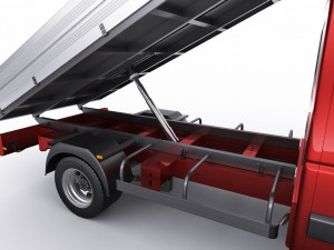 renault master pickup 2019 double cab Modèle 3D