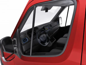 renault master pickup 2019 double cab 3D Model