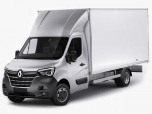 renault master box truck 2019 3D मॉडल