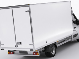 renault master box truck 2019 3D 모델